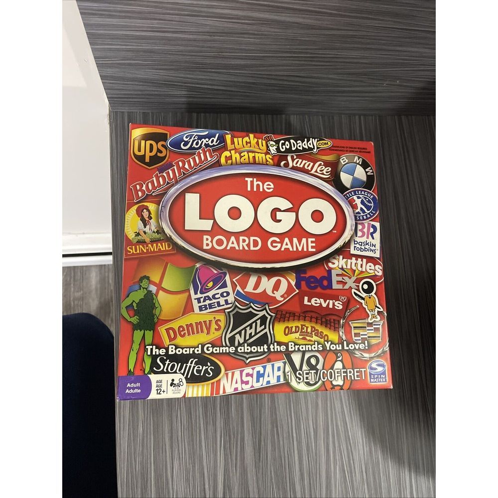 The LOGO Board Game By Spin Master‎ - The Game About Brands You Love